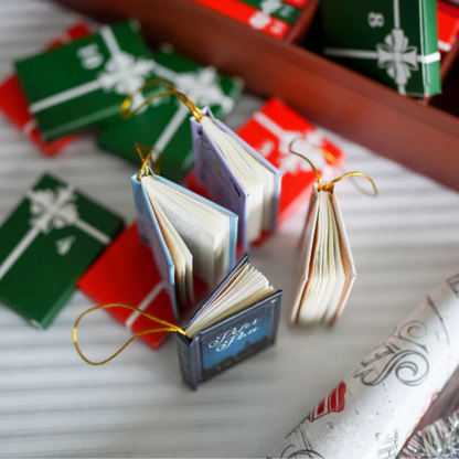 Mini-Buch-Ornament für den Advent