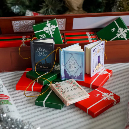 Mini-Buch-Ornament für den Advent